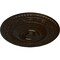Ekena Millwork Neuveau Ceiling Medallion (Fits Canopies up to 6 3/8"), Hand-Painted Bronze, 24 1/4"OD x 2"P CM24NABZS - alternate 2